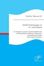 GmbH Grundungen im In- und Ausland af Stefan Neuwirth