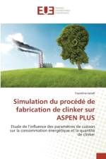 Simulation Du Procede de Fabrication de Clinker Sur Aspen Plus af Janah-Y