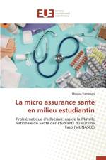La Micro Assurance Sante En Milieu Estudiantin af Yameogo-M