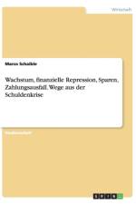 Wachstum, finanzielle Repression, Sparen, Zahlungsausfall. Wege aus der Schuldenkrise af Marco Schaible