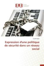 Expression d'Une Politique de Securite Dans Un Reseau Social af Bellal-T