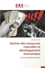 Gestion Des Ressources Naturelles Et Developpement Economique af Ali-S