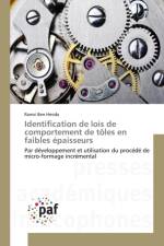 Identification de Lois de Comportement de Toles En Faibles Epaisseurs af Hmida-R