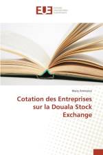 Cotation Des Entreprises Sur La Douala Stock Exchange af Aminatou-M