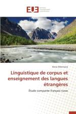 Linguistique de Corpus Et Enseignement Des Langues Etrangeres af Akborisova-E