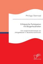 Erfolgreiche Partizipation mit Burgerhaushalten af Philipp Sternad