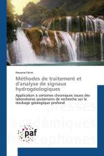 Methodes de Traitement Et d'Analyse de Signaux Hydrogeologiques af Fatmi-H