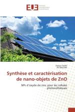Synthese Et Caracterisation de Nano-Objets de Zno af Collectif