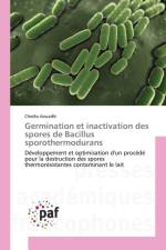Germination Et Inactivation Des Spores de Bacillus Sporothermodurans af Aouadhi-C