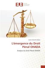 L'Emergence Du Droit Penal Ohada af Djeria-J