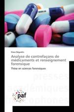 Analyse de Contrefacons de Medicaments Et Renseignement Forensique af Degardin-K