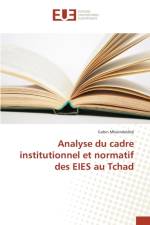 Analyse Du Cadre Institutionnel Et Normatif Des Eies Au Tchad af Mbaindolebe-G
