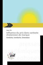Influence Du Prix Dans Contexte d'Extension de Marque af Dib-H