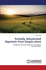 Partially dehydrated digestate from biogas plant af erna Iva