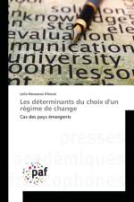 Les Determinants Du Choix d'Un Regime de Change af Khouni-L
