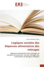 Logiques Sociales Des Depenses Alimentaires Des Menages af Droun-O