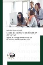 Etude de l'Activite En Situation de Travail af de Almeida-V