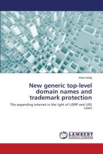 New generic top-level domain names and trademark protection af Sedig Anna