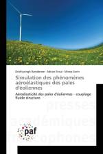 Simulation Des Phenomenes Aeroelastiques Des Pales d'Eoliennes af Collectif