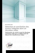 Detection Et Conciliation Des Erreurs Integrees Dans Un Decodeur Video af Akoa-B