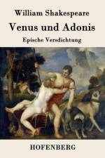 Venus und Adonis af William Shakespeare