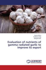 Evaluation of nutrients of gamma radiated garlic to improve its export af Haq Rukhama