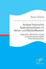 Analyse historischer Spekulationsblasen im Aktien- und Rohstoffbereich af Romy Scholz