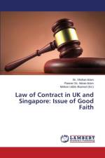 Law of Contract in UK and Singapore af Islam Sk Shohan