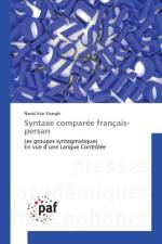 Syntaxe Comparee Francais-Persan af Sharghi-N