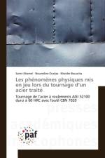 Les phenomenes physiques mis en jeu lors du tournage d'un acier traite af Samir Khamel