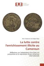 La Lutte Contre l'Enrichissement Illicite Au Cameroun af Mgba Ndjie-M
