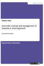 Ayurvedic concept and management of Anaemia. A novel approach af Vaibhav Dadu