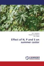 Effect of N, P and S on summer castor af Sharma Satyakumari