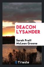 Deacon Lysander af Sarah Pratt McLean Greene