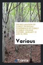 Declaration of Clergy on Ritual af Various
