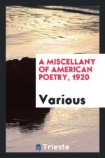 Miscellany of American Poetry, 1920 af Various