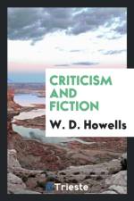 Criticism and Fiction af W D Howells