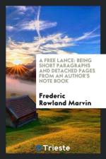 Free Lance af Frederic Rowland Marvin