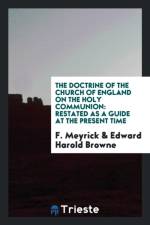 Doctrine of the Church of England on the Holy Communion af Edward Harold Browne