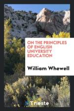 On the Principles of English University Education af William Whewell