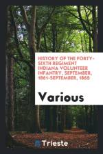 History of the Forty-Sixth Regiment Indiana Volunteer Infantry, September, 1861-September, 1865 af Various