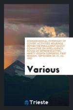Congressional Oversight of Covert Activities af Various