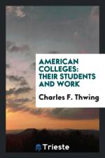 American Colleges af Charles F Thwing