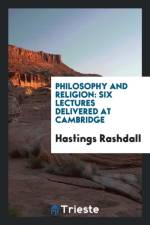Philosophy and Religion af Hastings Rashdall