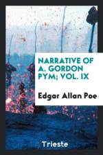 Narrative of A. Gordon Pym; Vol. IX af Edgar Allan Poe
