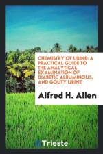 Chemistry of Urine af Alfred H Allen