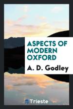 Aspects of Modern Oxford af A D Godley