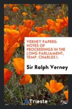 Verney Papers af Sir Ralph Verney