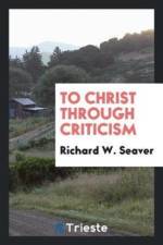 To Christ Through Criticism af Richard W Seaver