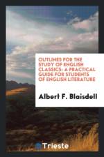 Outlines for the Study of English Classics af Albert F Blaisdell